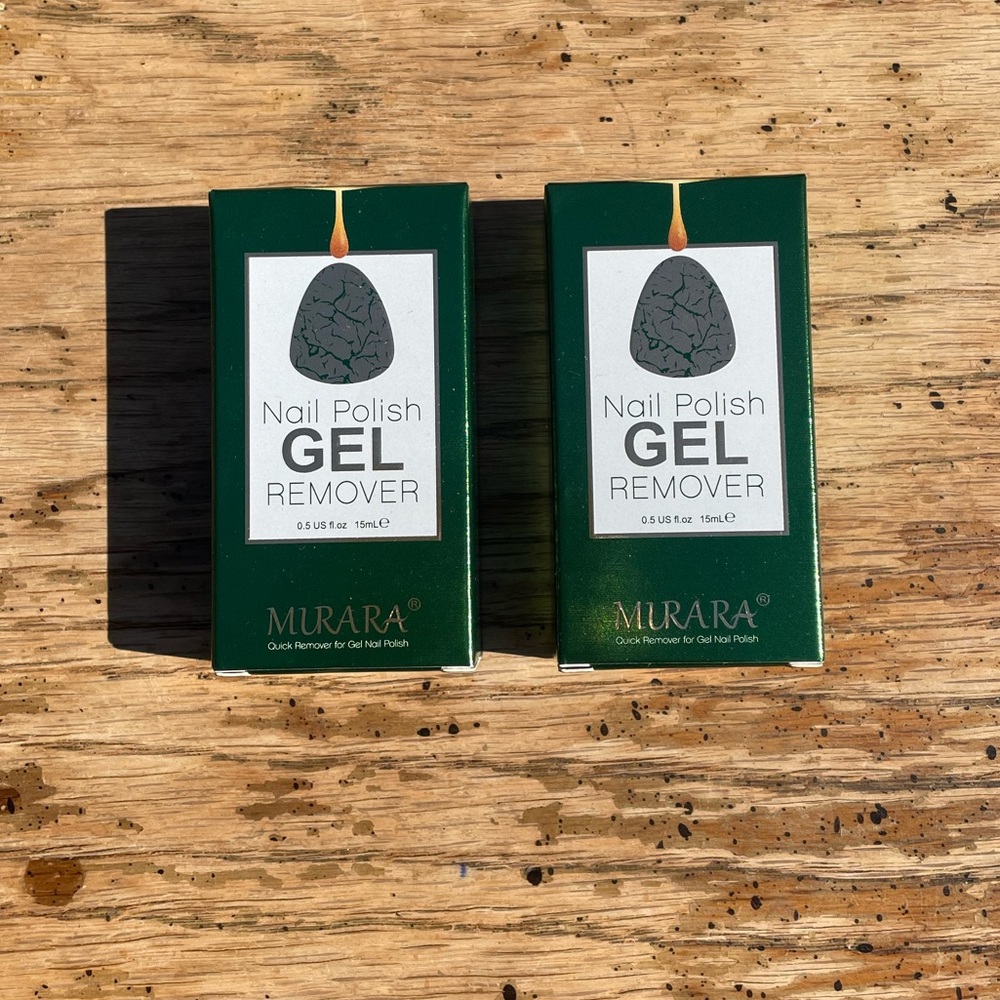 Nail Polish GEL Remover Two Pack quick remover quick genteel and hassle free